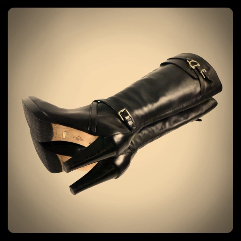 Knee hi nike air cole Haan boots